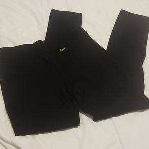 Black dress pants with elastic waist band